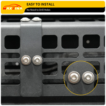 Maxzina 2022 2023 2024 2025 Ford Maverick Side Molle Panel Rear Storage Organizer Cargo Shelf Rack