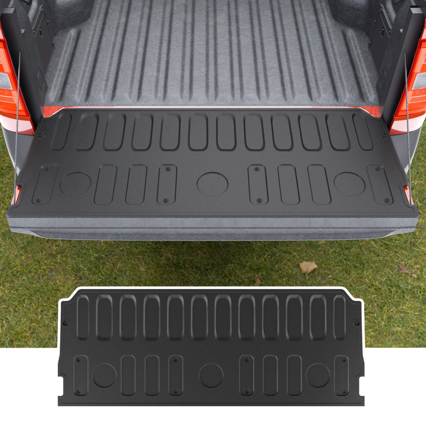 Maxzina Tailgate Mat Compatible with 2022 2023 2024 2025 2026 Ford Maverick Tailgate Liner Protector Cargo Mat TPE Cargo Liner for Ford Maverick Accessories