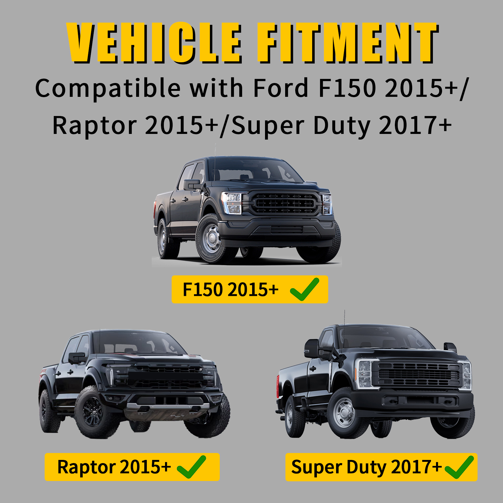 Maxzina Seat Bottom Divider Panel Compatible with Ford F150 2015+ Raptor 2015+ Super Duty 2017+ Under Seat Molle Panel Second Row Storage Panel 2nd Row Under Seat Organizer