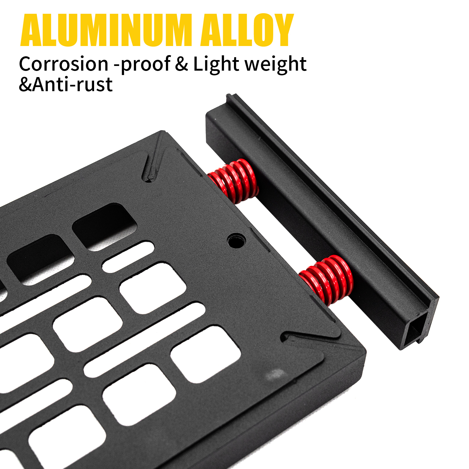 Maxzina Truck Bed Divider Compatible with 2020-2025 2026 Jeep Gladiator Cargo Divider Trunk Organizer Aluminum Alloy Luggage Divider Replacement with Molle Panel for 2024 Gladiator Accessories