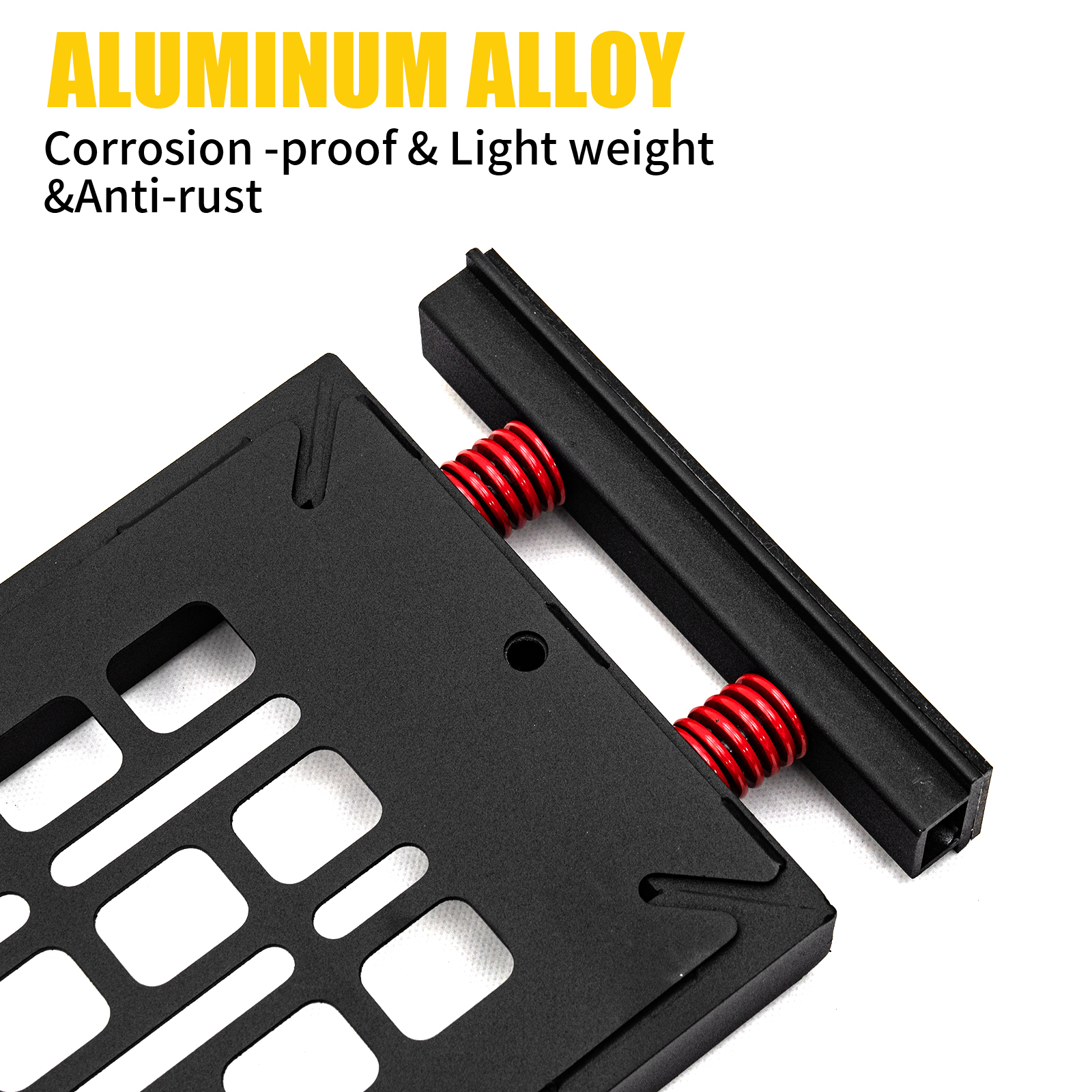 Maxzina Truck Bed Divider Compatible with 2024 2025 Ford F150 Cargo Divider Trunk Organizer Aluminum Alloy Luggage Divider Replacement