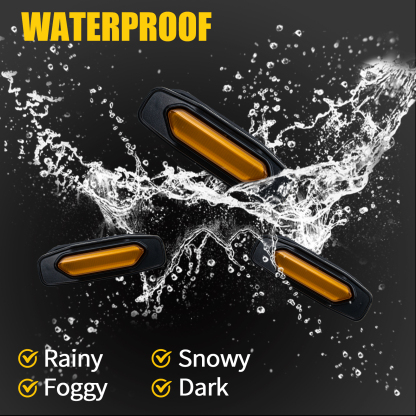 Maxzina Front Bumper Lights Compatible with 2022-2024 Ford Maverick XLT Only (Not for 2025 XLT) Grille Lamps Grille Lights Kit Amber LED 3PCS