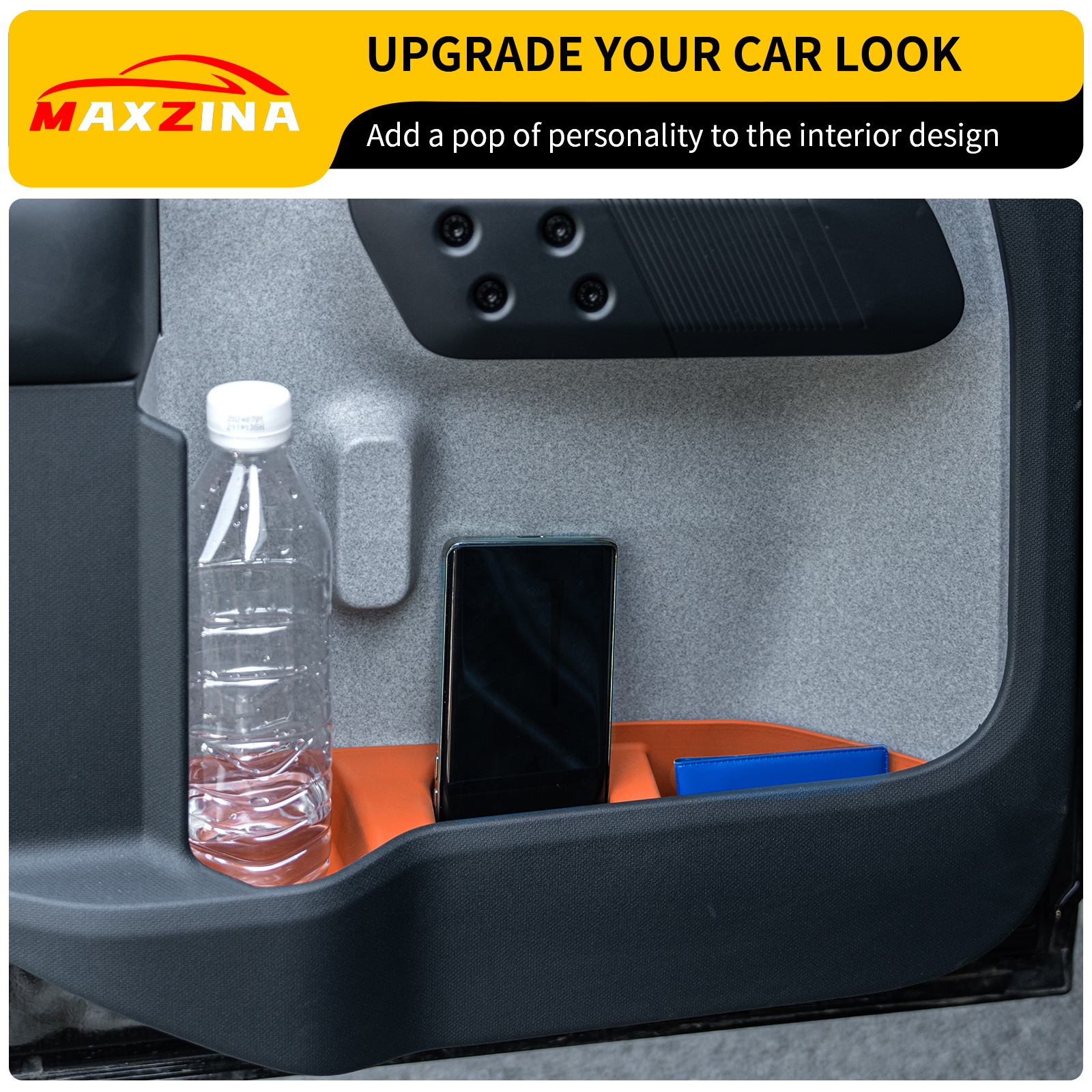 Maxzina 2022-2025 Ford Maverick Door Side Storage Tray Front & Rear 4PCS