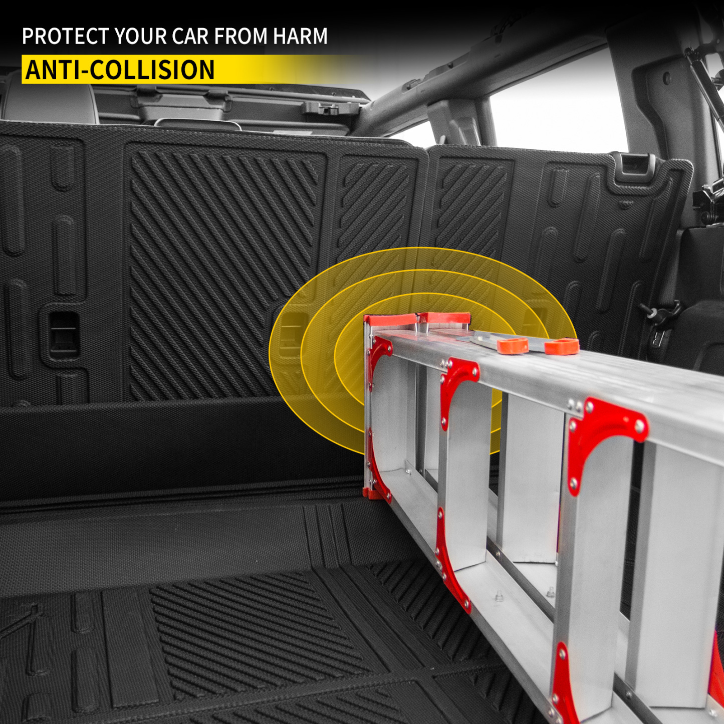 Maxzina Floor Mats Backrest Mats Compatible with 2021 2022 2023 2024 2025 Ford Bronco Trunk Mat Cargo Liner Kick Mat for Ford Bronco Accessories 4 Door