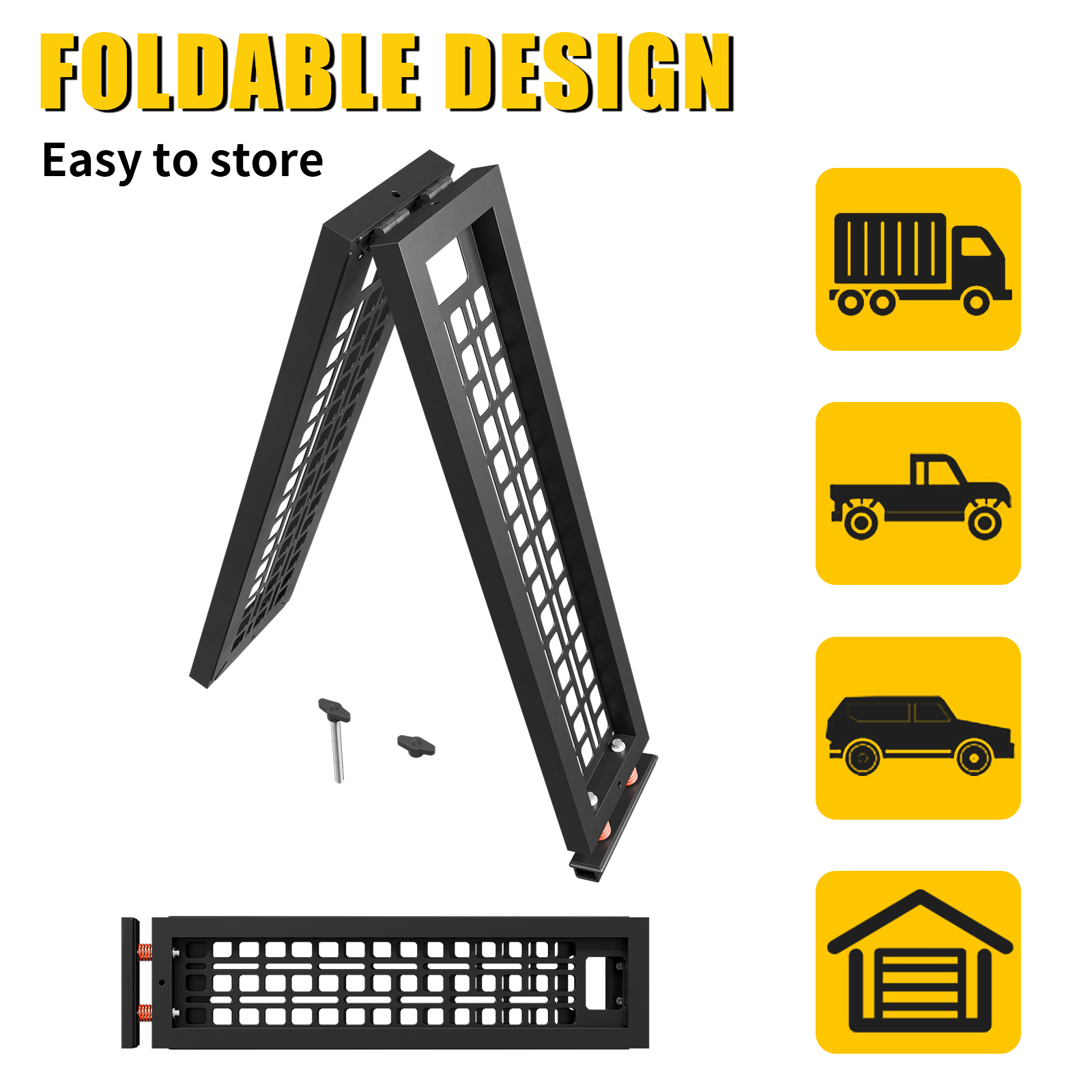 Maxzina Truck Bed Divider Compatible with 2020-2025 2026 Jeep Gladiator Cargo Divider Trunk Organizer Aluminum Alloy Luggage Divider Replacement with Molle Panel for 2024 Gladiator Accessories