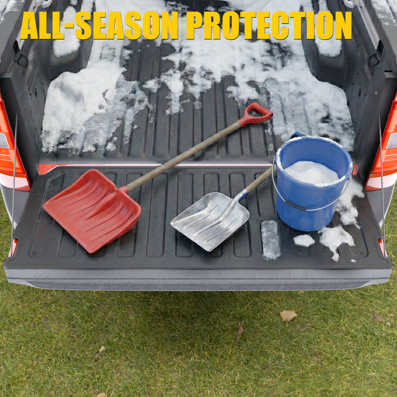 Maxzina Tailgate Mat Compatible with 2022 2023 2024 2025 2026 Ford Maverick Tailgate Liner Protector Cargo Mat TPE Cargo Liner for Ford Maverick Accessories