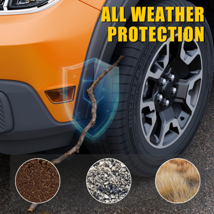 Maxzina 2022 2023 2024 2025 Ford Maverick Fender Flares Front and Rear Wheel Eyebrow Protector 4PCS No Drilling