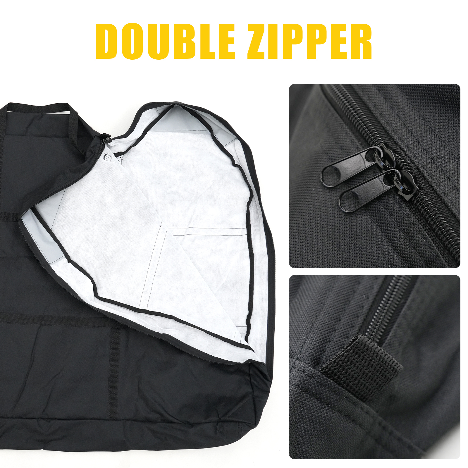 Maxzina Door Bags Compatible with 2021-2025 2026 Ford Bronco Front and Rear Door Bags Hard Door Portable Storage with Carry Handle for Ford Bronco Accessories 4 Door (Front and Rear 4pcs)