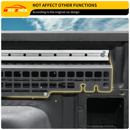 Maxzina 2022 2023 2024 2025 Ford Maverick Side Molle Panel Rear Storage Organizer Cargo Shelf Rack