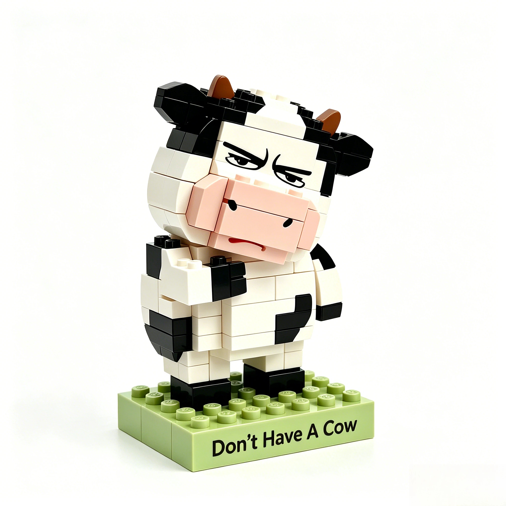 Sassy Cow Building Block Set – Calm Down, It’s Not That Serious