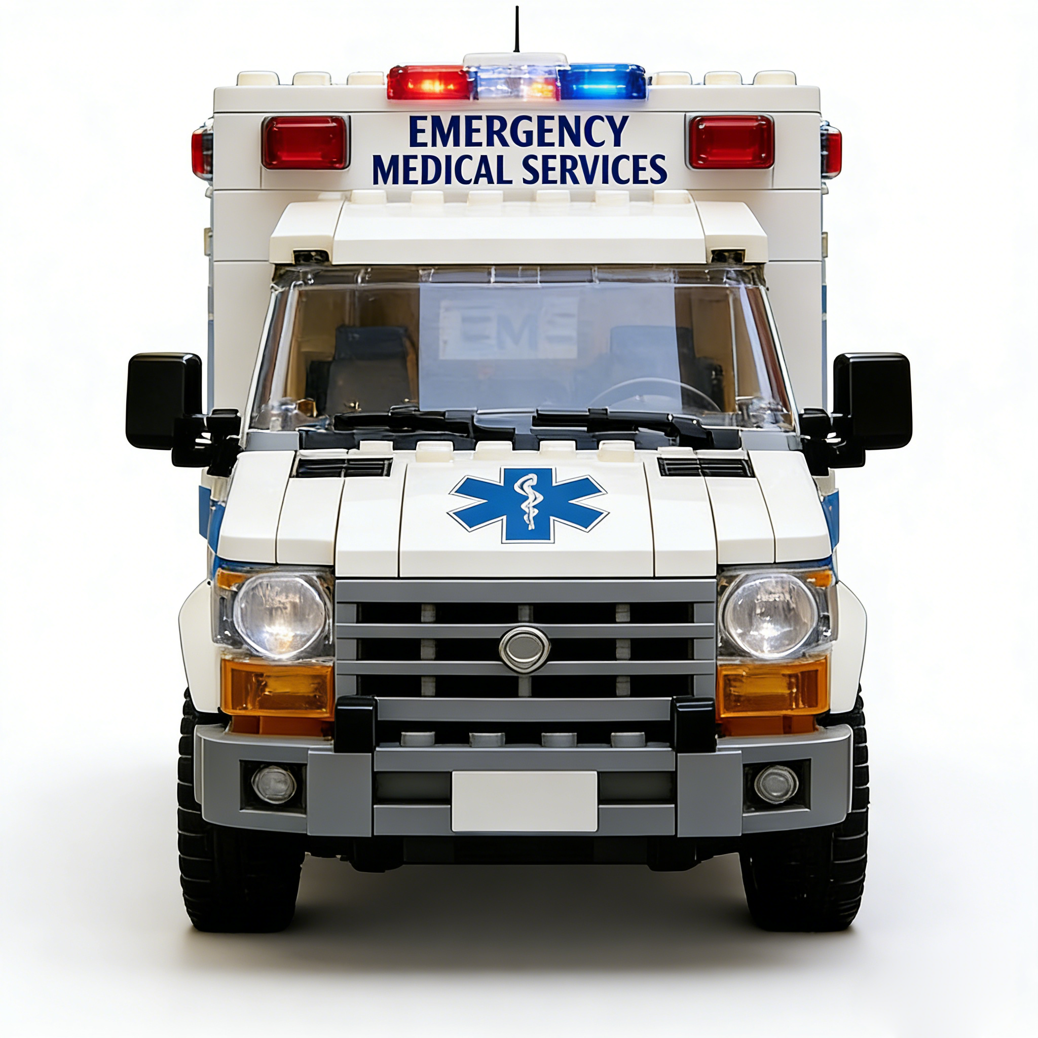 Emergency Rescue Ambulance Brick Set – Honor the Heroes Who Save Lives