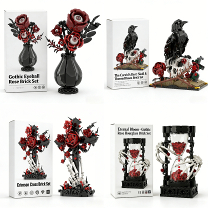 🌹🖤Roses of the Abyss – 2026 Gothic Limited Edition Brick Set