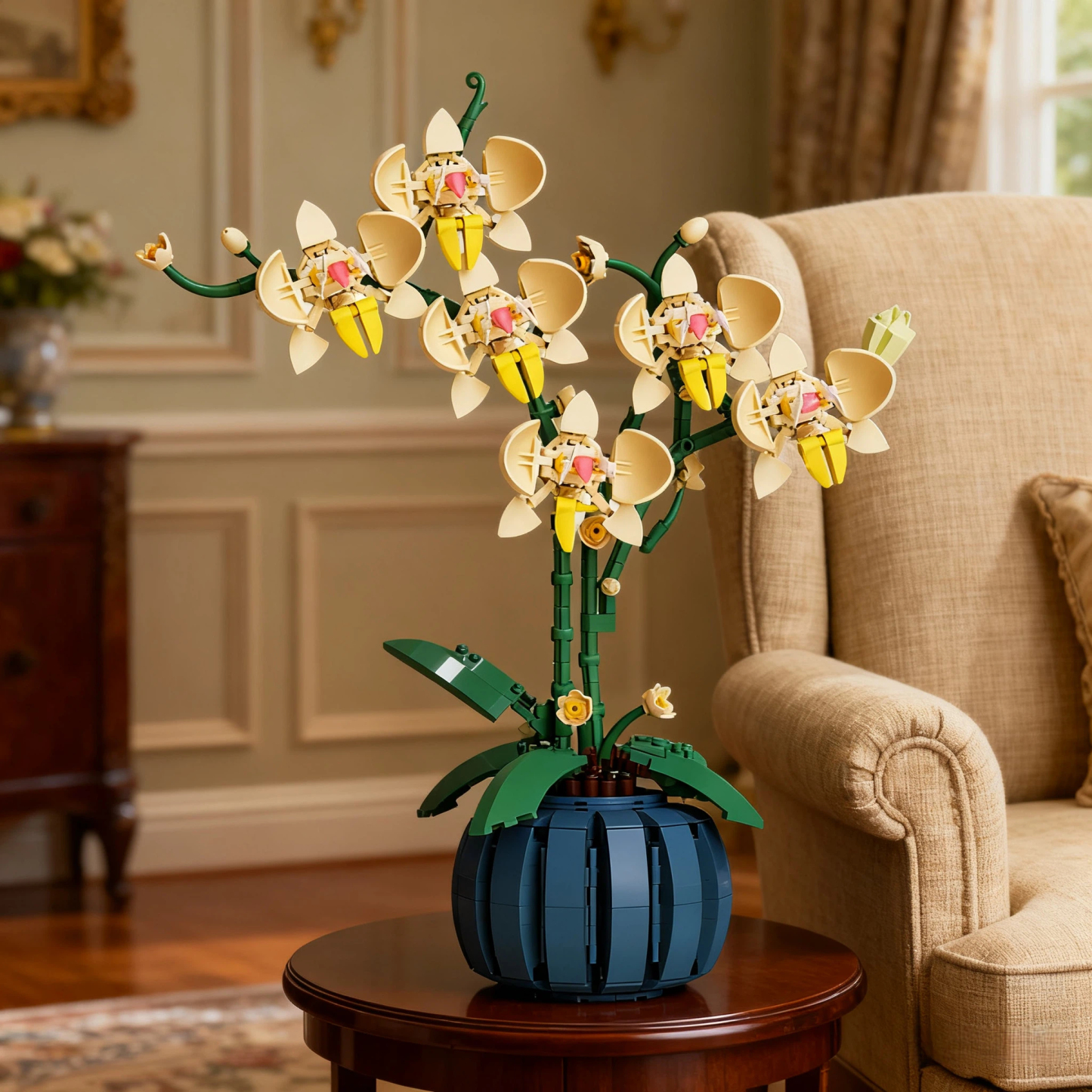 Blooming Orchid Brick Set – A Forever Flower for Your Home🦋