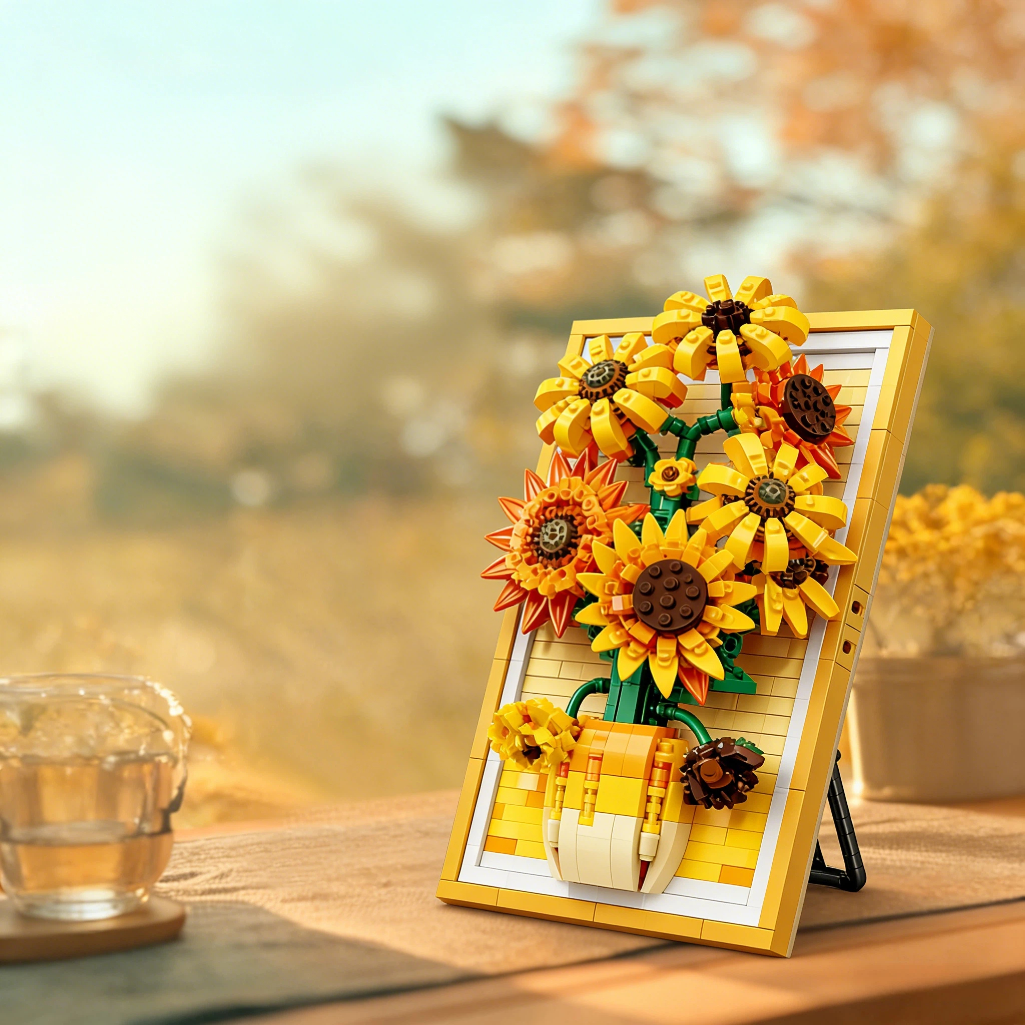 Sunflower Building Blocks Photo Frame🌻