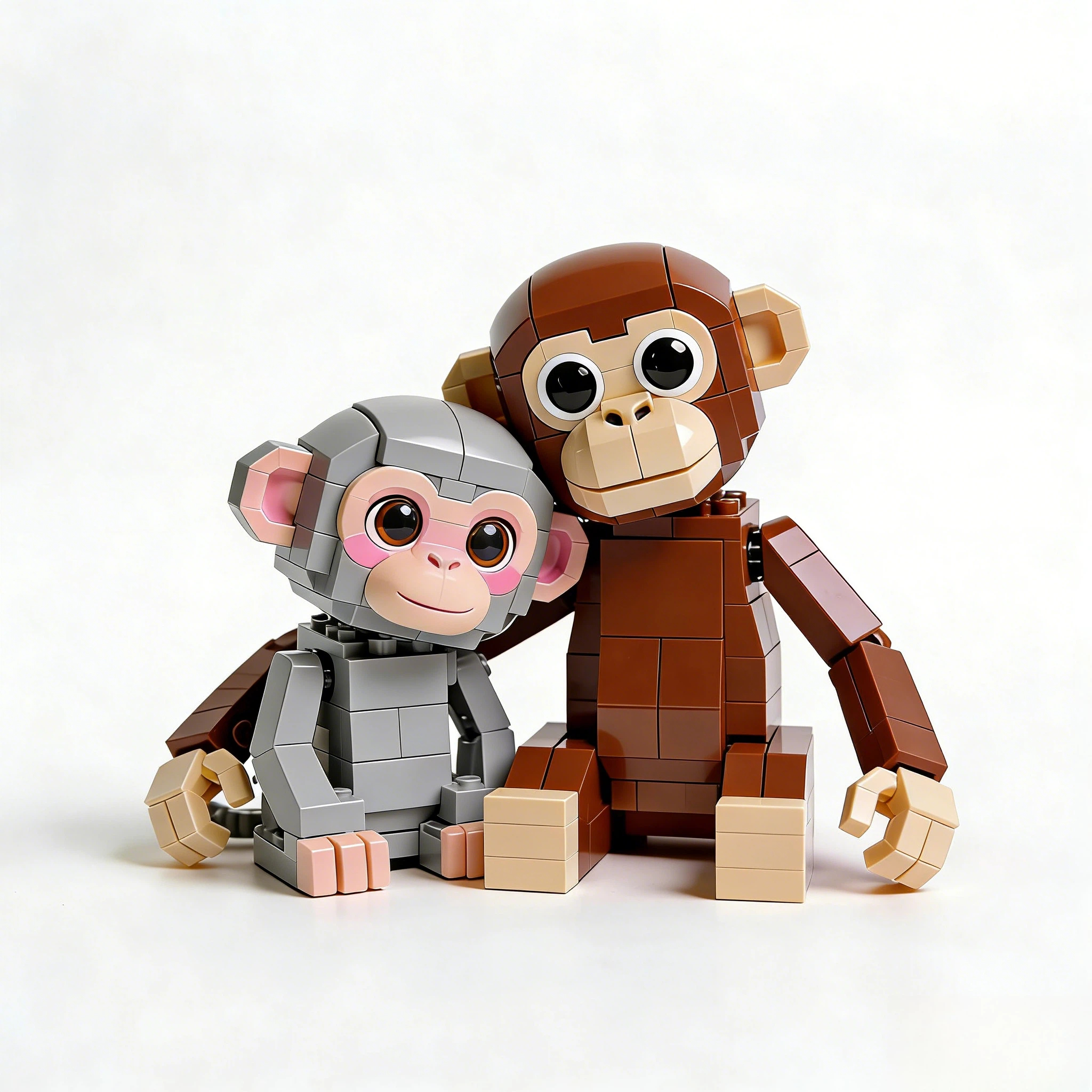 Punch the Little Monkey – The Hug That Healed a Heart Brick Collectible🐵