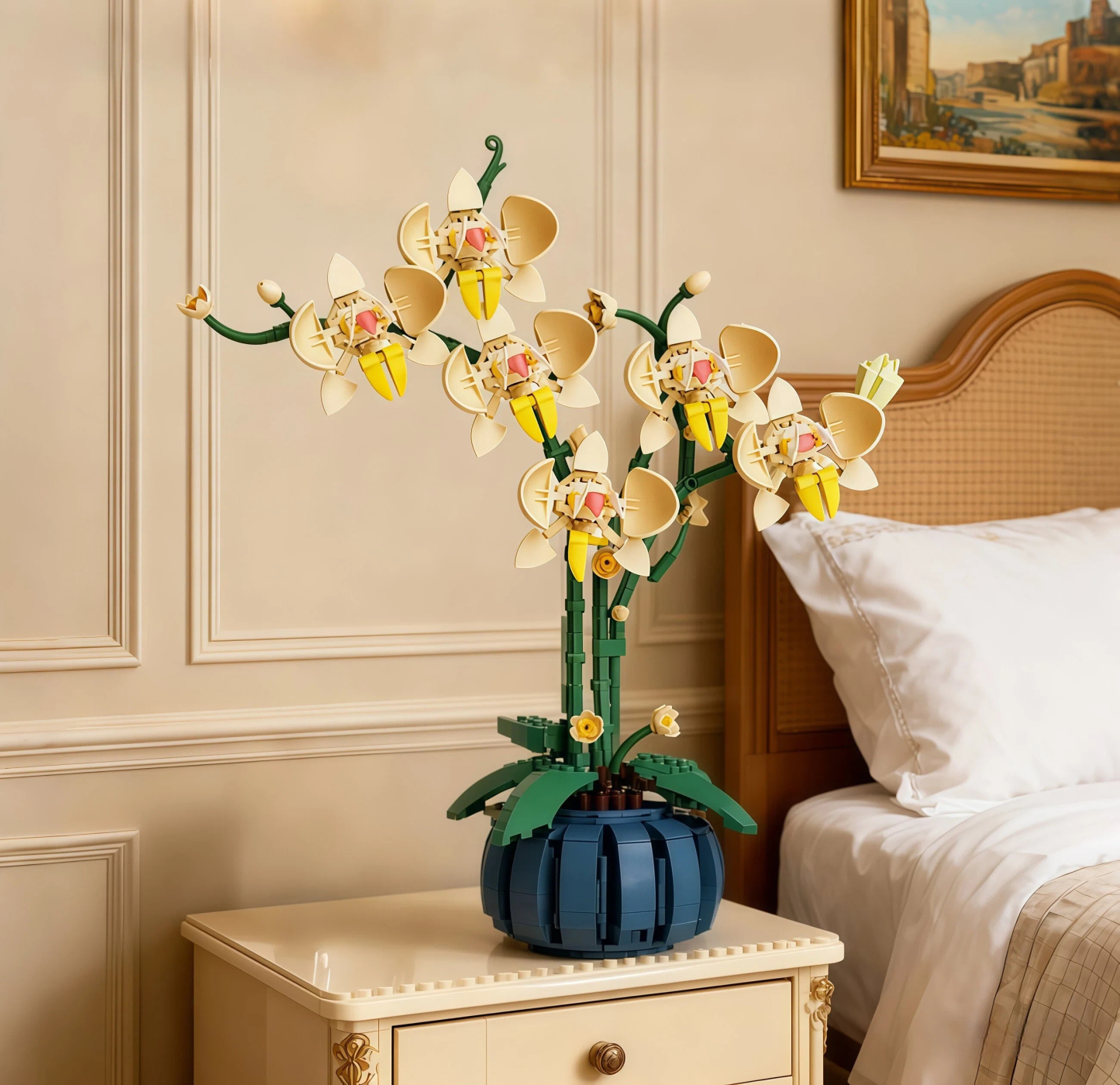 Blooming Orchid Brick Set – A Forever Flower for Your Home🦋