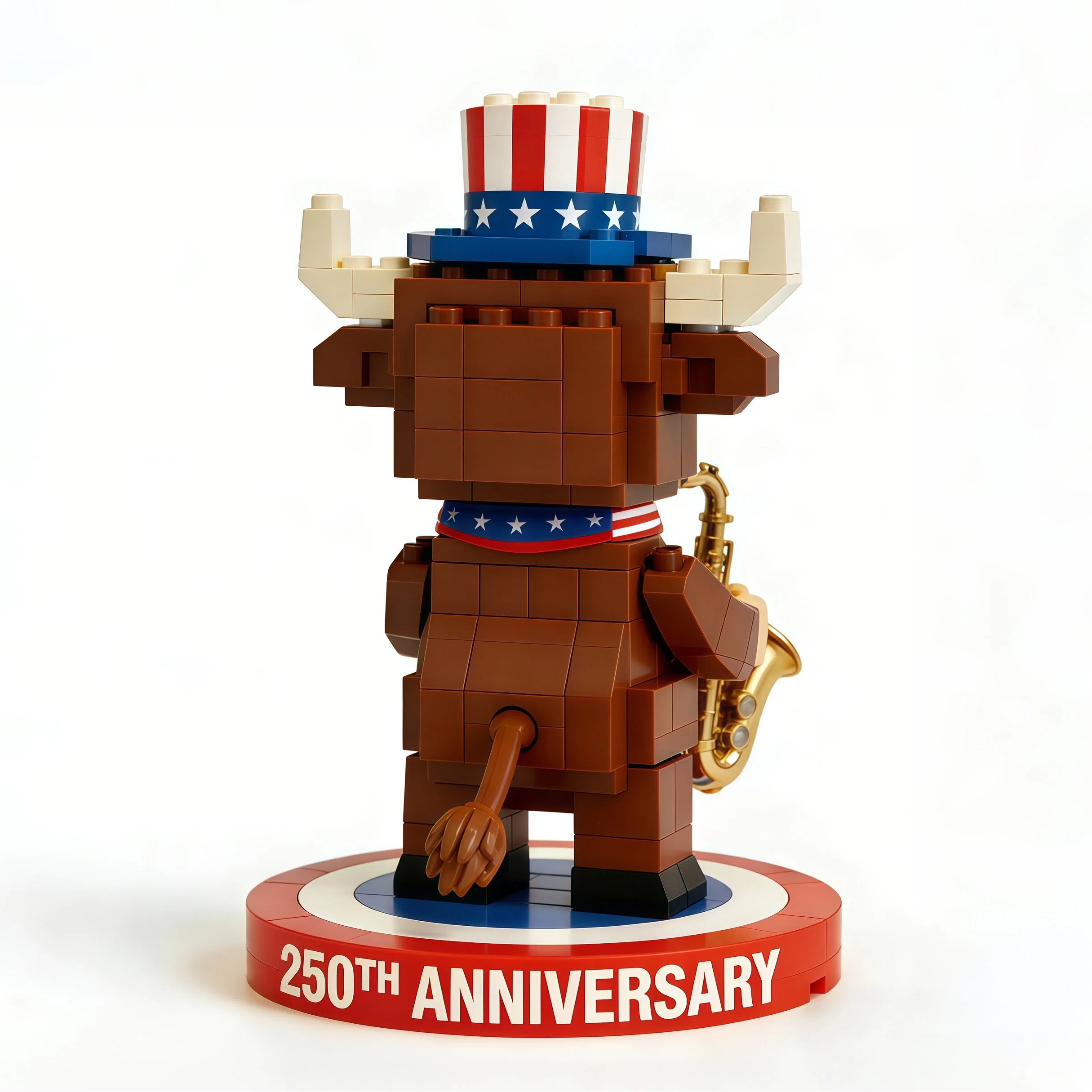 Liberty Jazz Highland Cow – 250th Anniversary Limited Edition Brick Set🇺🇸