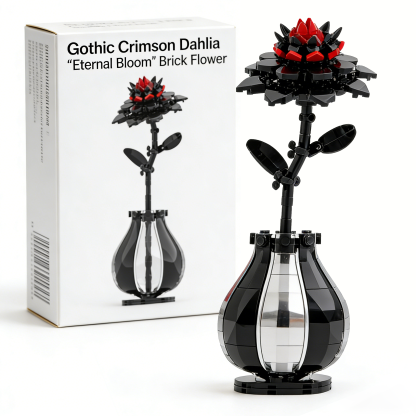 🌹🖤Midnight Rose – Gothic Valentine’s Limited Edition Brick Set