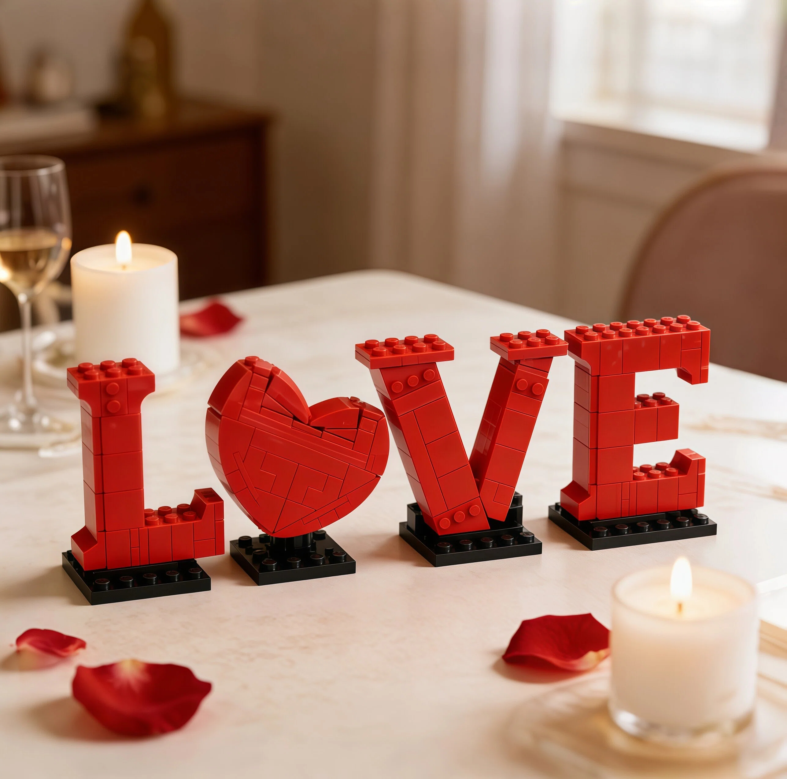 LOVE Brick Set – Romantic Gift for Valentine's Day & Anniversaries