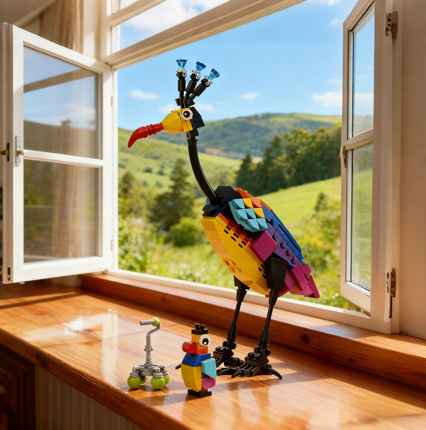 Kevin Bird Bricks Set-Cartoon Animals for Balloon House 🎈🦜