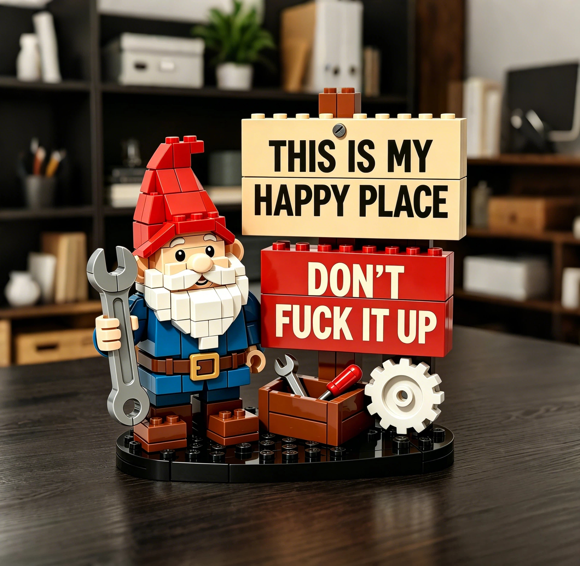 Workshop Gnome Building Block Set🔨⚙️
