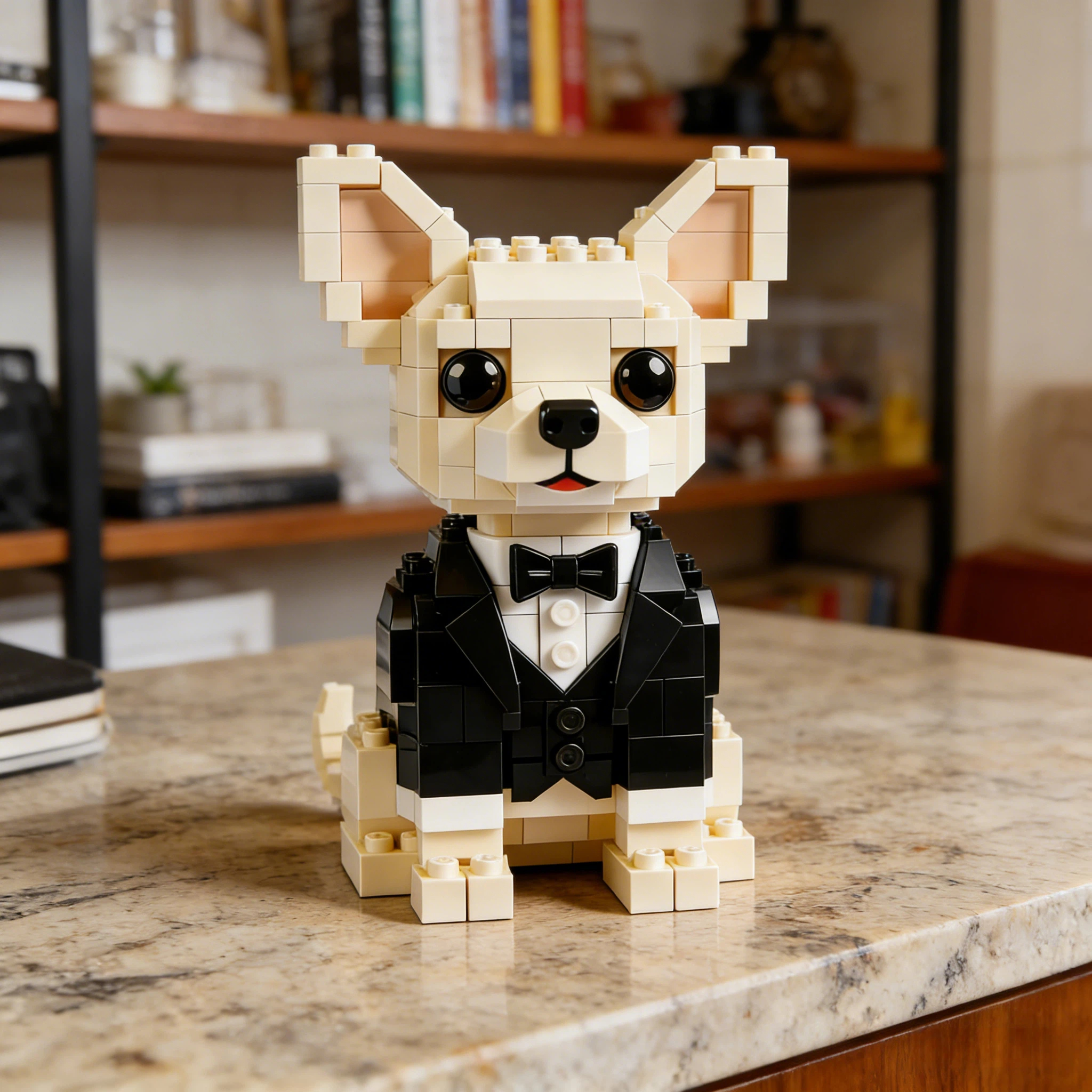 Tuxedo Chihuahua Brick Set🐶
