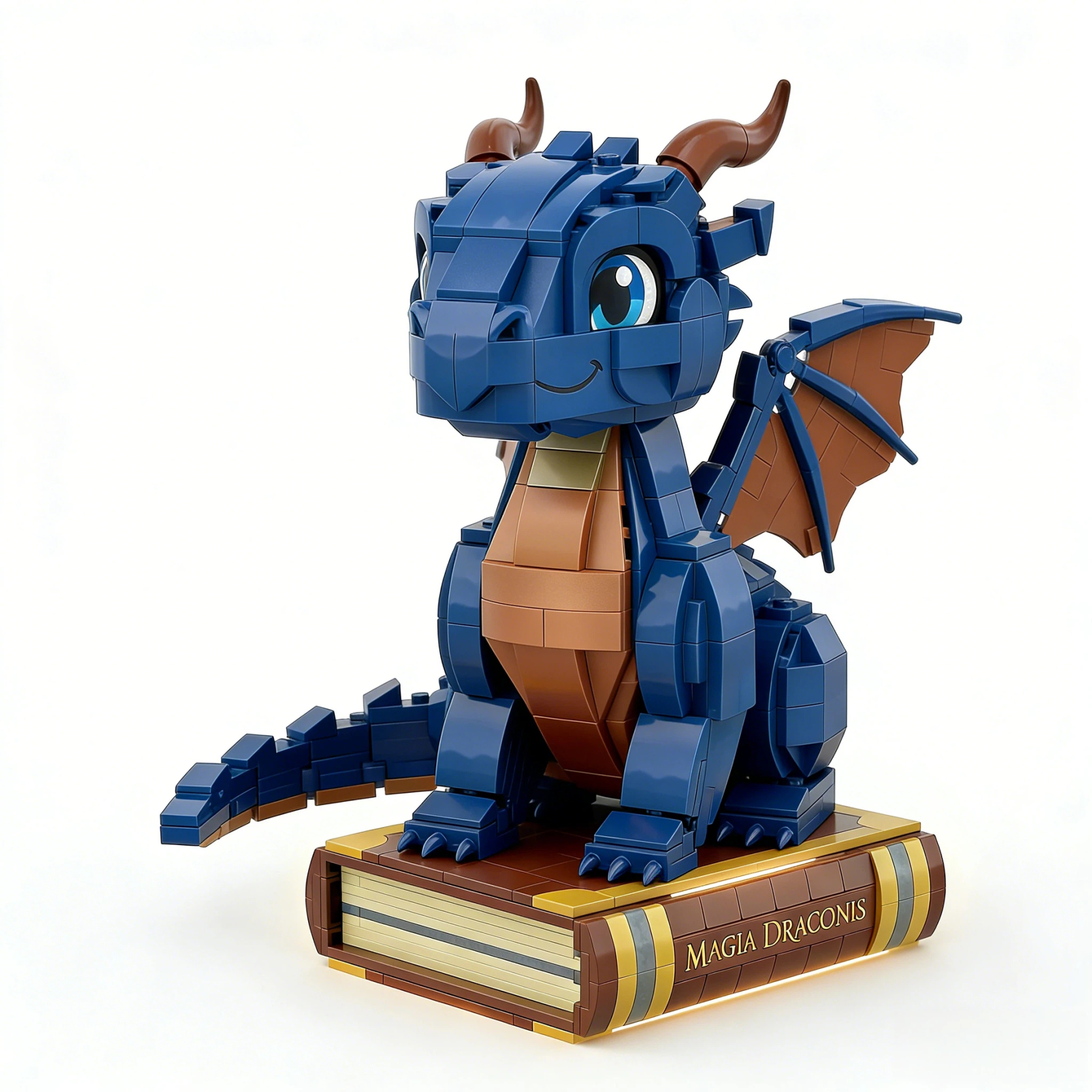 Magia Draconis™ – Limited Edition Blue Dragon Brick Set🐉