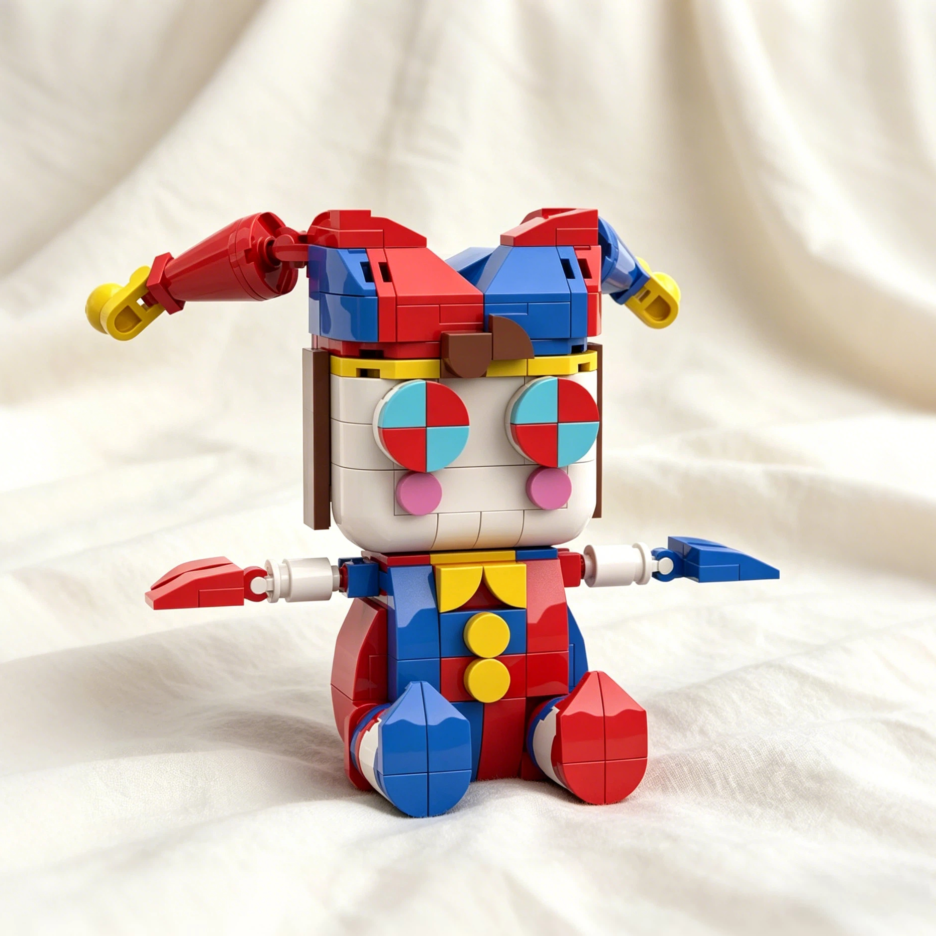 Cute Circus Clown Brick  Set