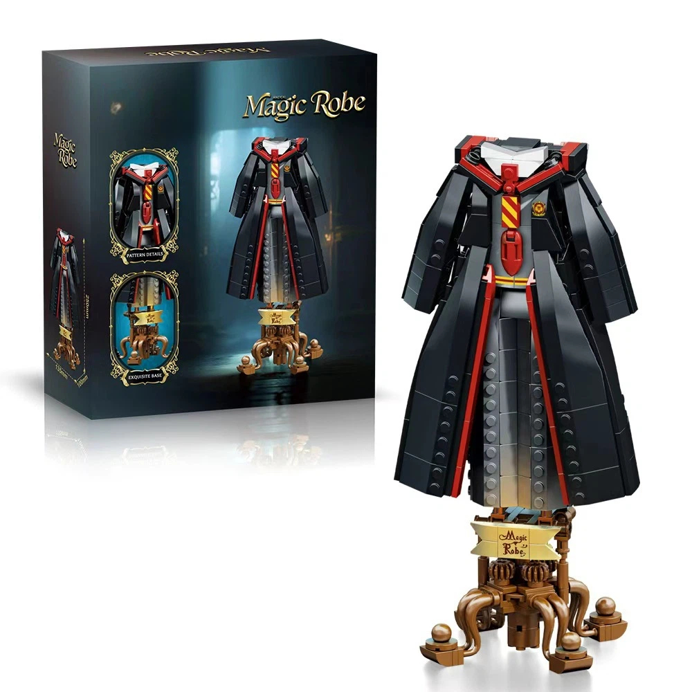 Wizard Academy Magic Robe Building Set – Enchanted Cloak Collector Display