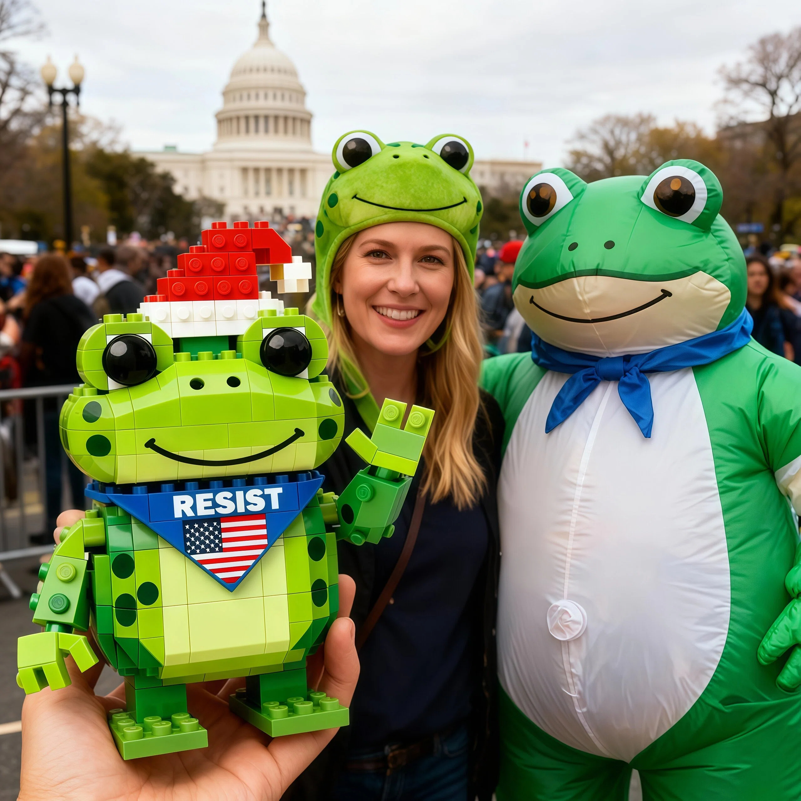 Portland Free Frog Brick Set - 2025 Christmas Limited Edition🐸