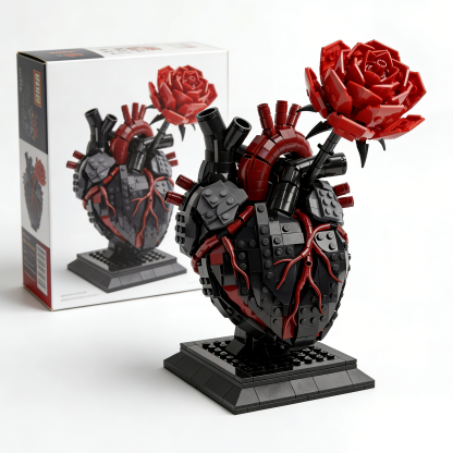 🌹🖤Midnight Rose – Gothic Valentine’s Limited Edition Brick Set