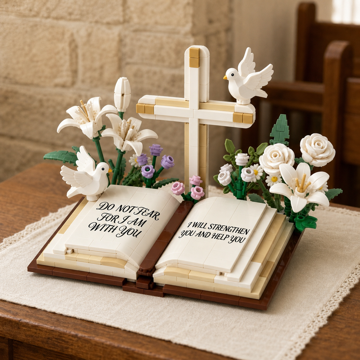 Isaiah 41:10 Faith & Strength Bible Building Block Set