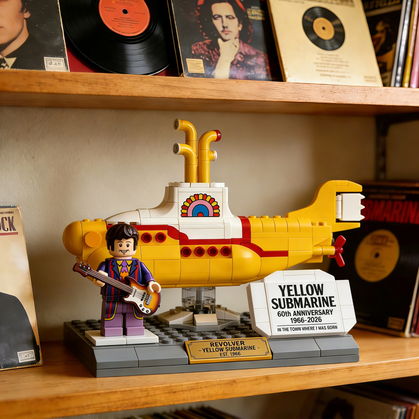 The B🎶tles: 60th Anniversary Collector Brick Edition(1966–2026)