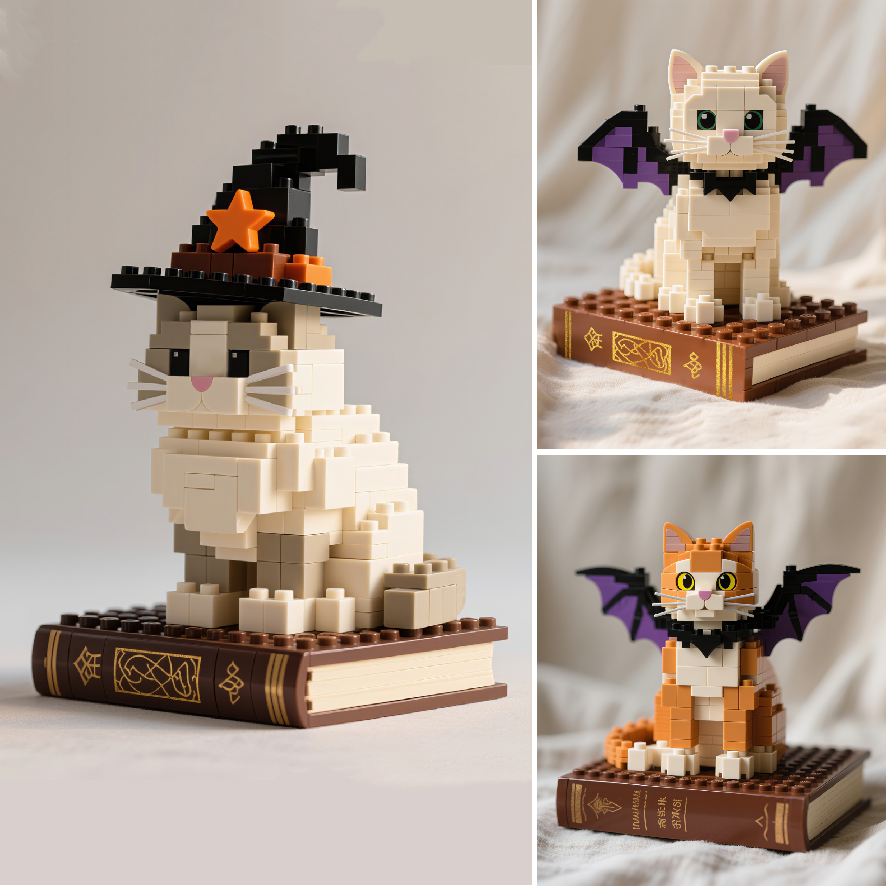 Limited Edition – Halloween Cat Trio🐱
