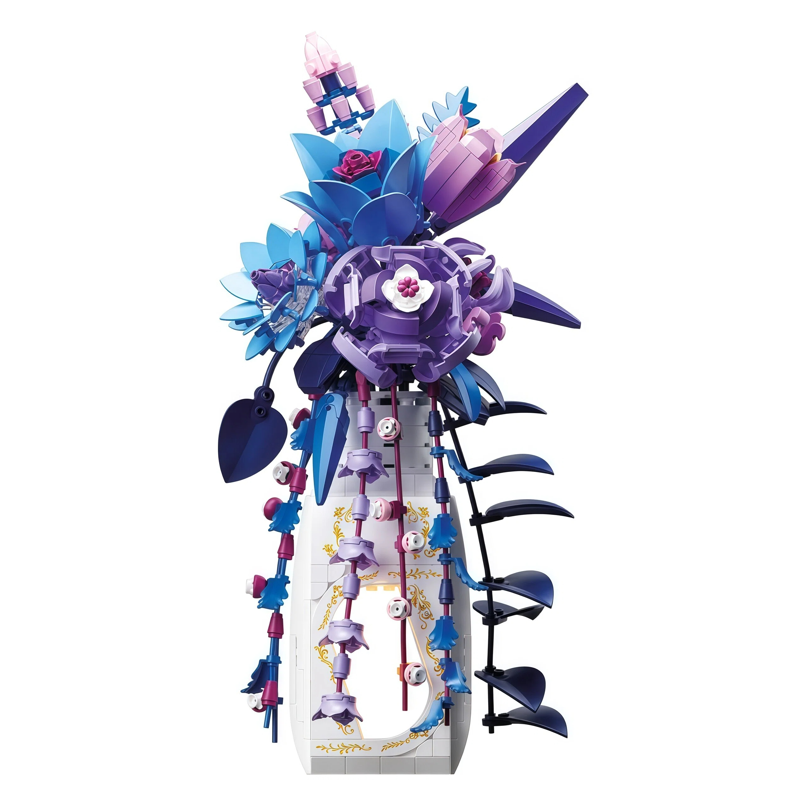 Luminous Floral Vase Building Set