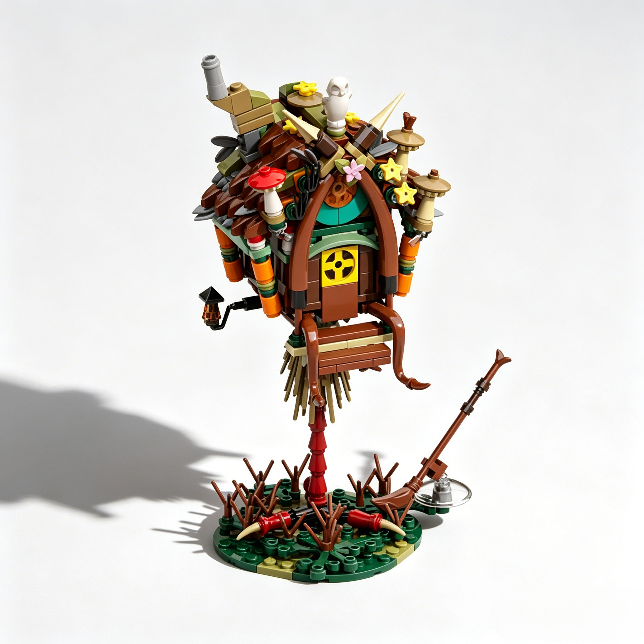 Forest Fairy Treehouse Building Block Set