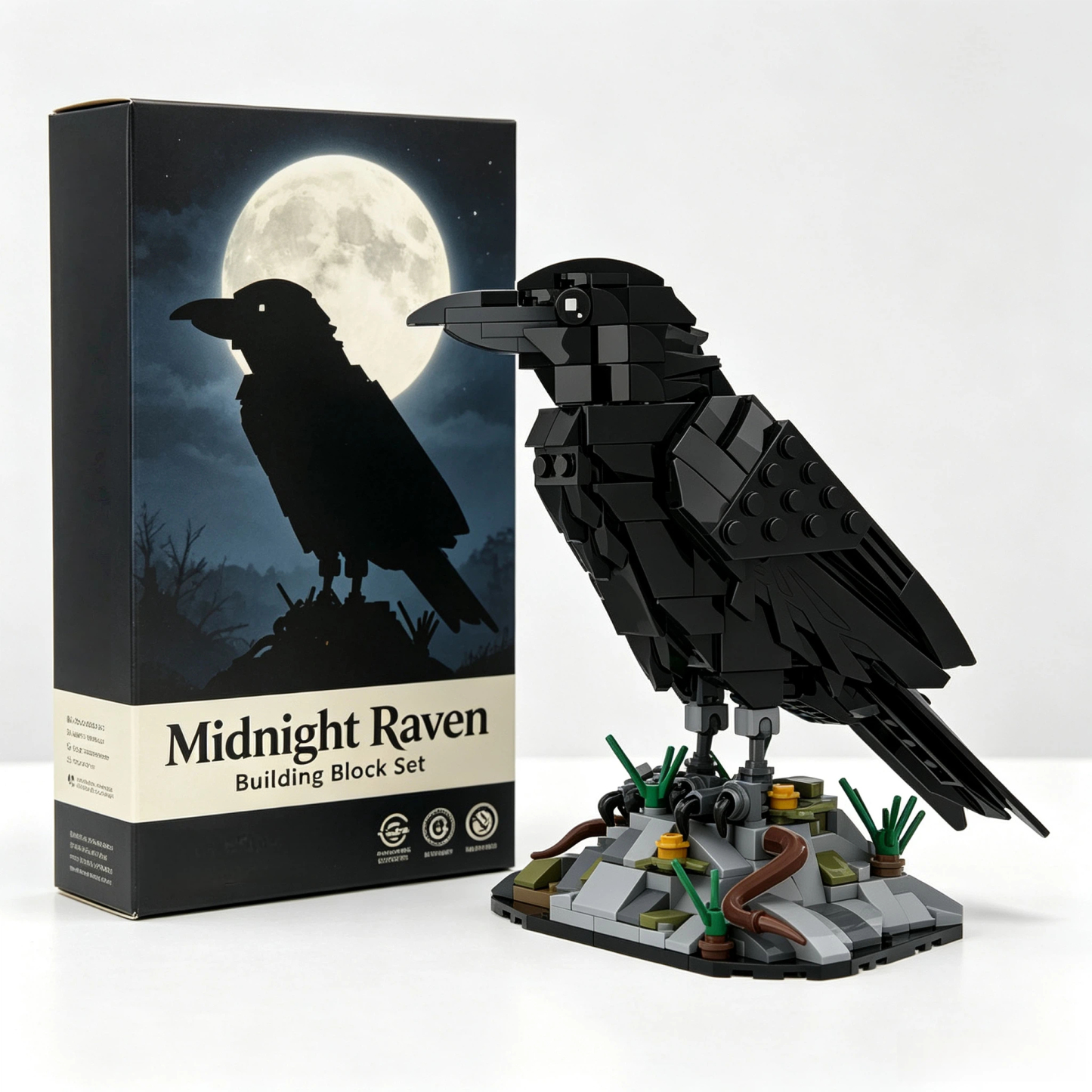 Midnight Raven Building Block Set🐦‍⬛