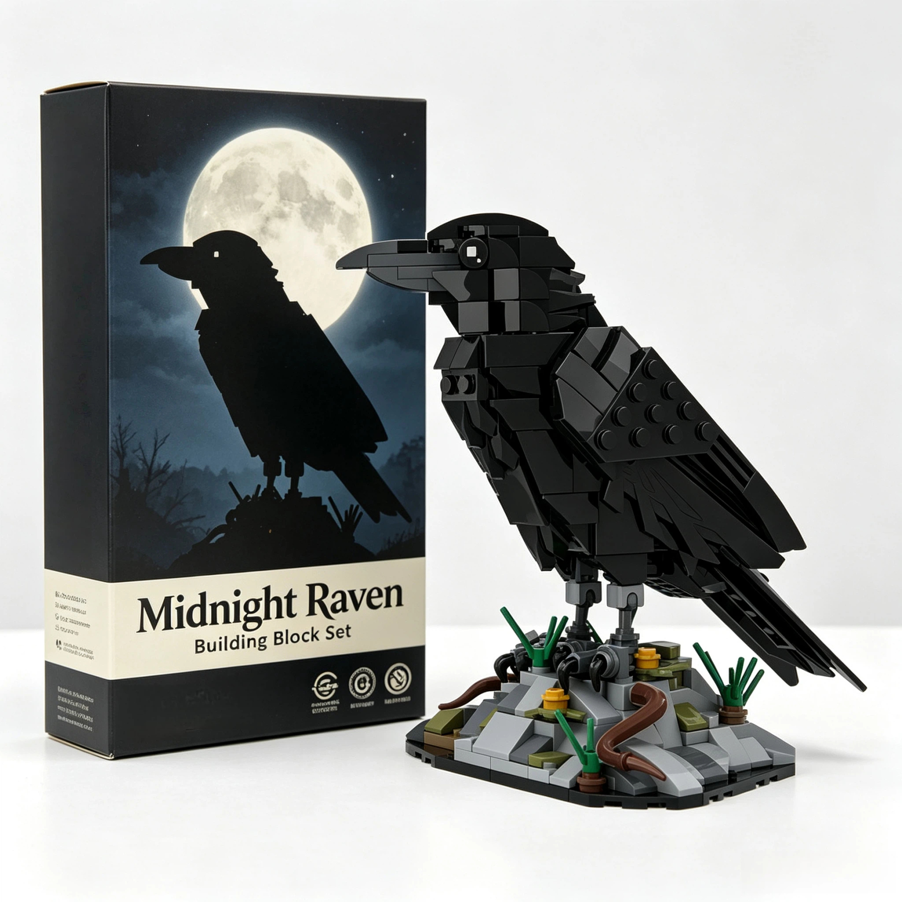 Midnight Raven Building Block Set🐦‍⬛