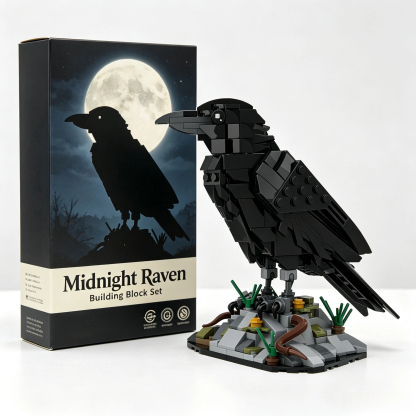 Midnight Raven Building Block Set🐦‍⬛