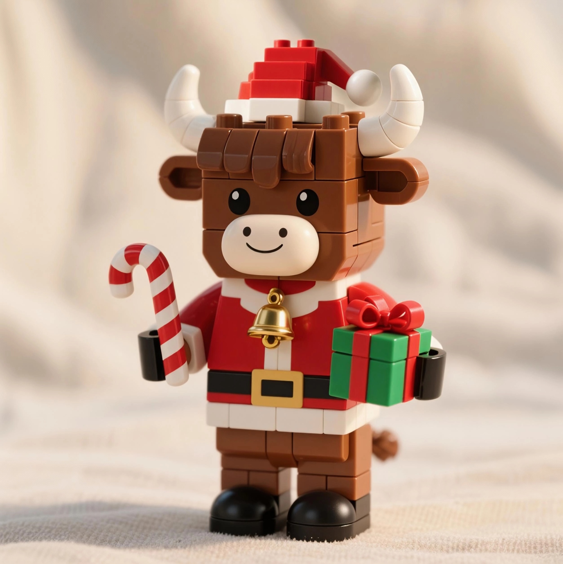 Brixzo™ Highland Cow Christmas Brick Set🎄– 2025 Christmas Edition
