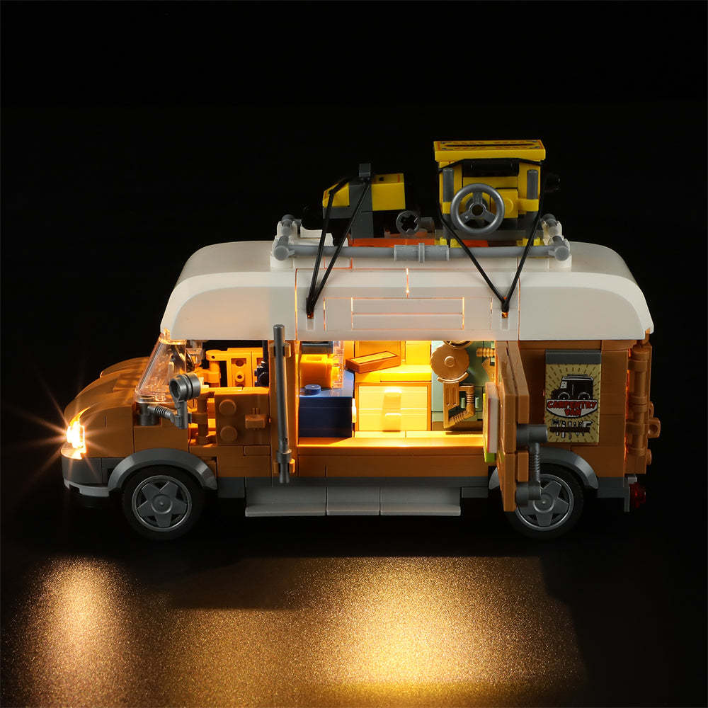 Carpentry Van Building Blocks | Collectible Woodworking Model Set