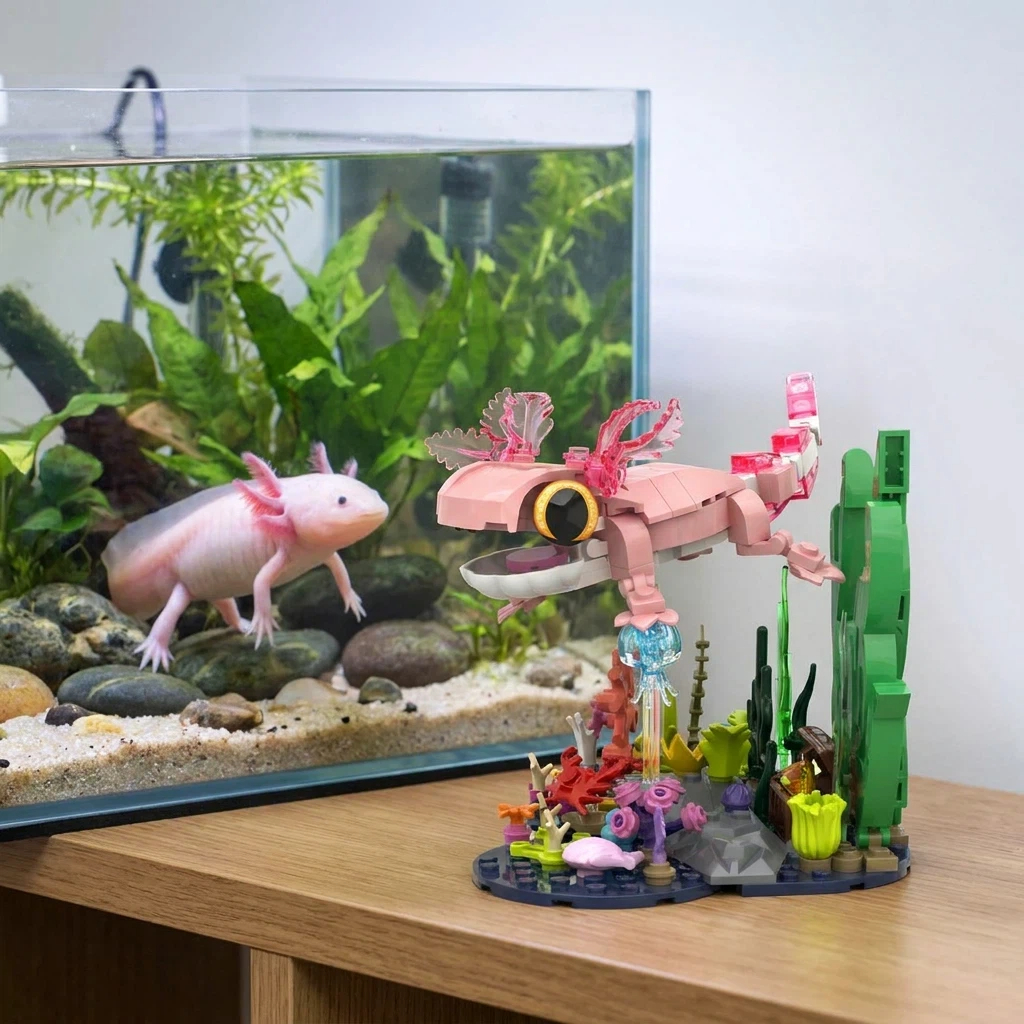 Axolotl Underwater Garden Building Block Set