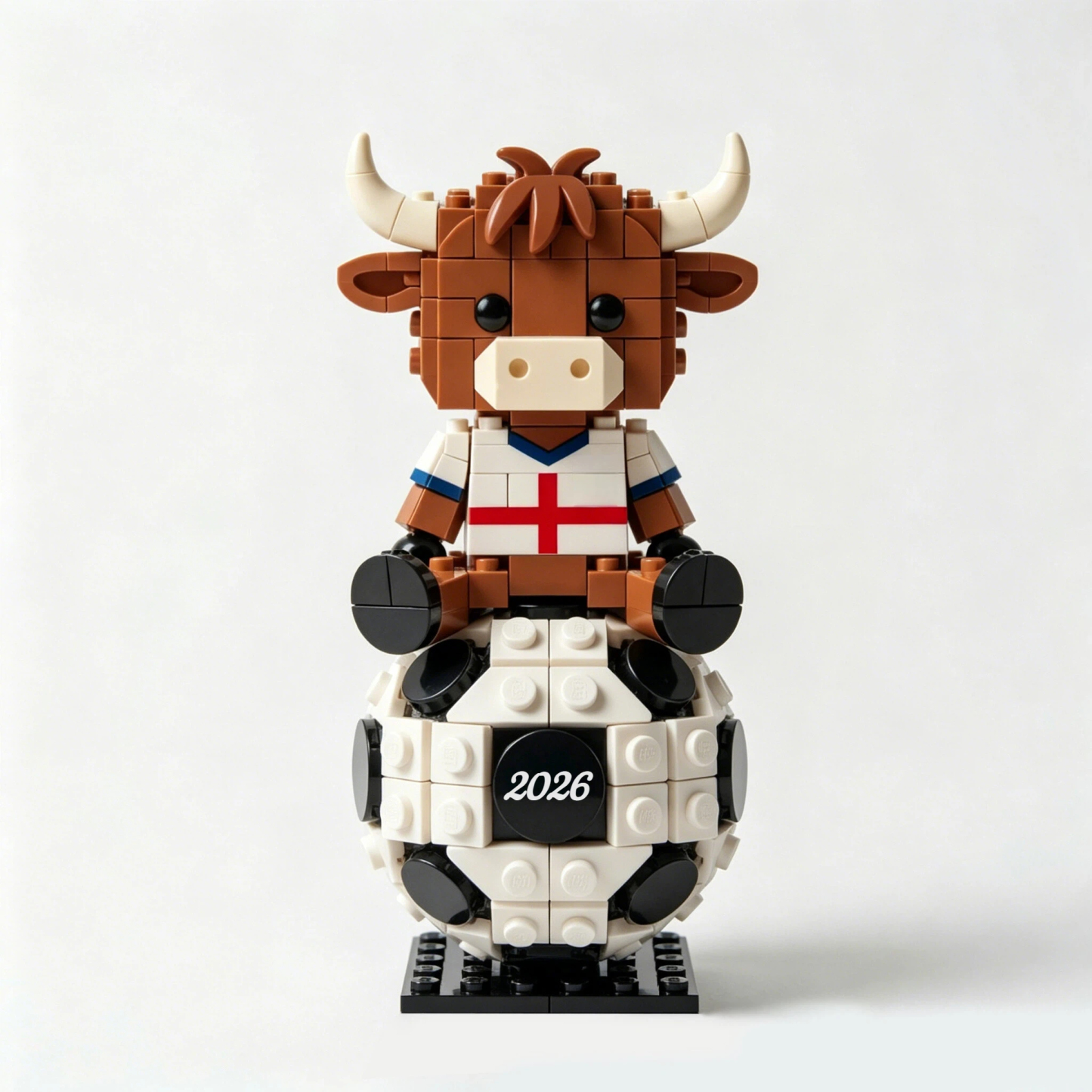 2026 Football Highland Cow Brick Set – Limited Collector's Edition ⚽🐂