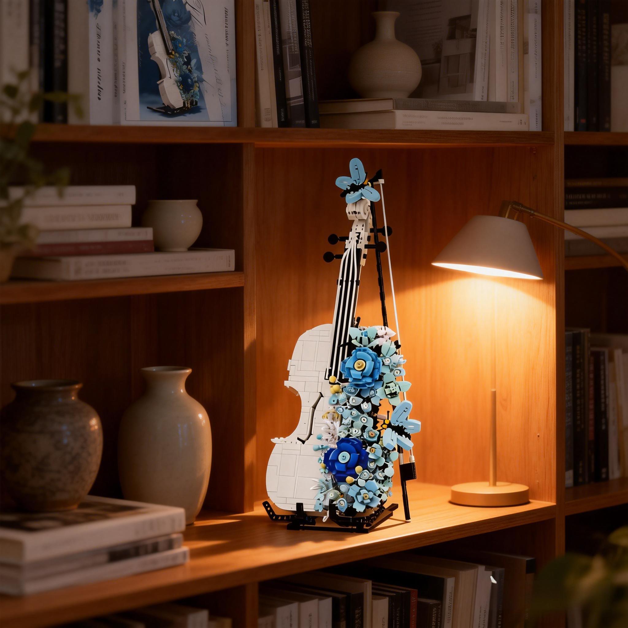 💙 Frosted Bloom Violin Block Set