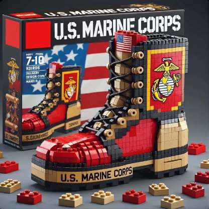 U.S. Military 250th Anniversary Commemorative Building Blocks - 100% Made in the USA