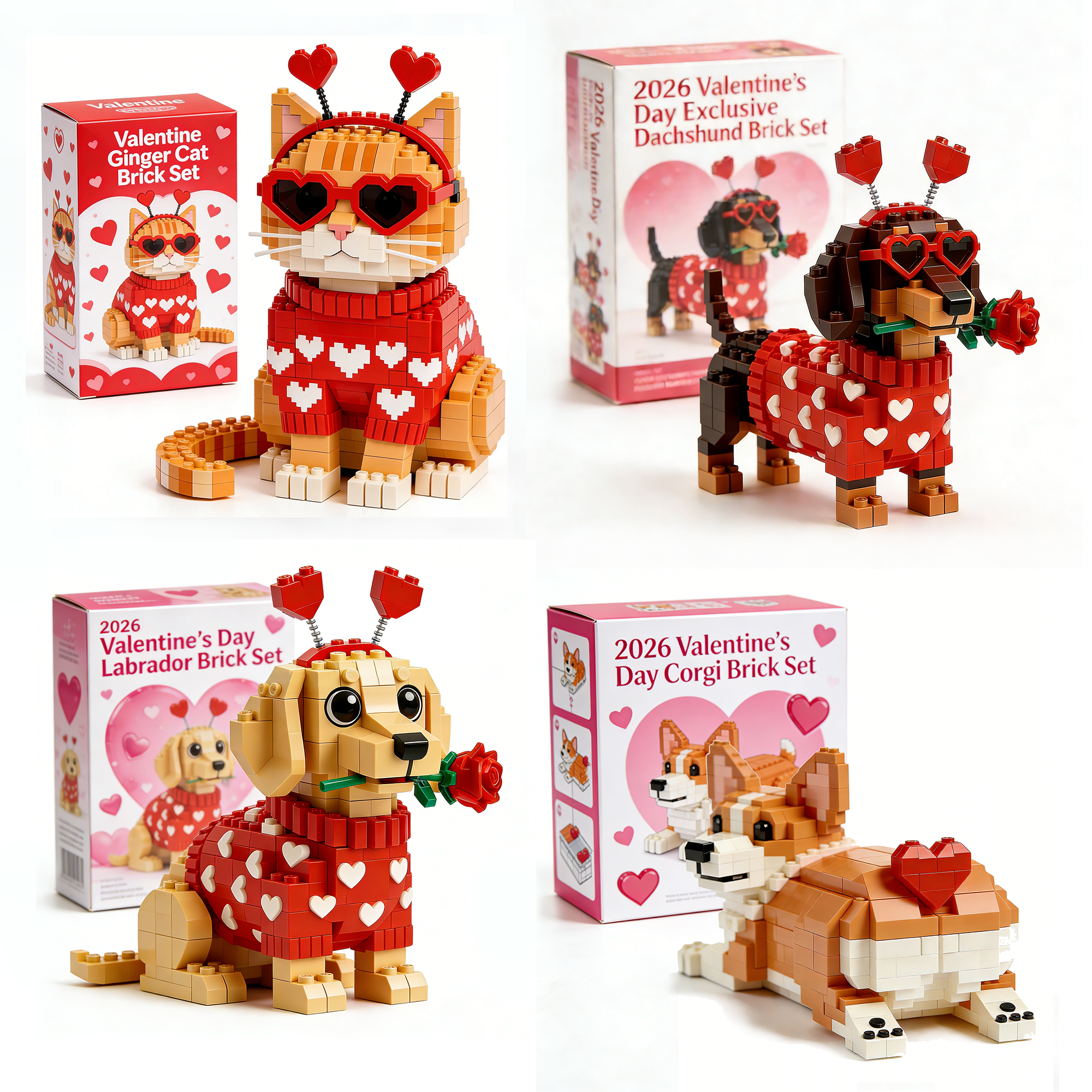 💖 2026 Valentine’s Day Exclusive Brick Collection