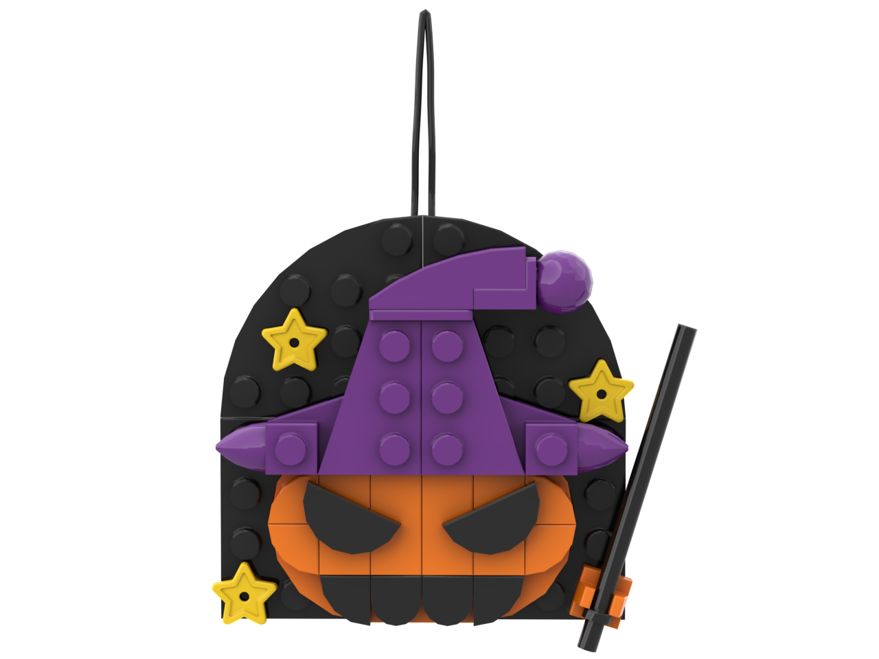 Halloween Building Blocks Wall Decals / Hanging Items