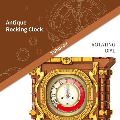 Vintage Swing Clock Building Blocks Set