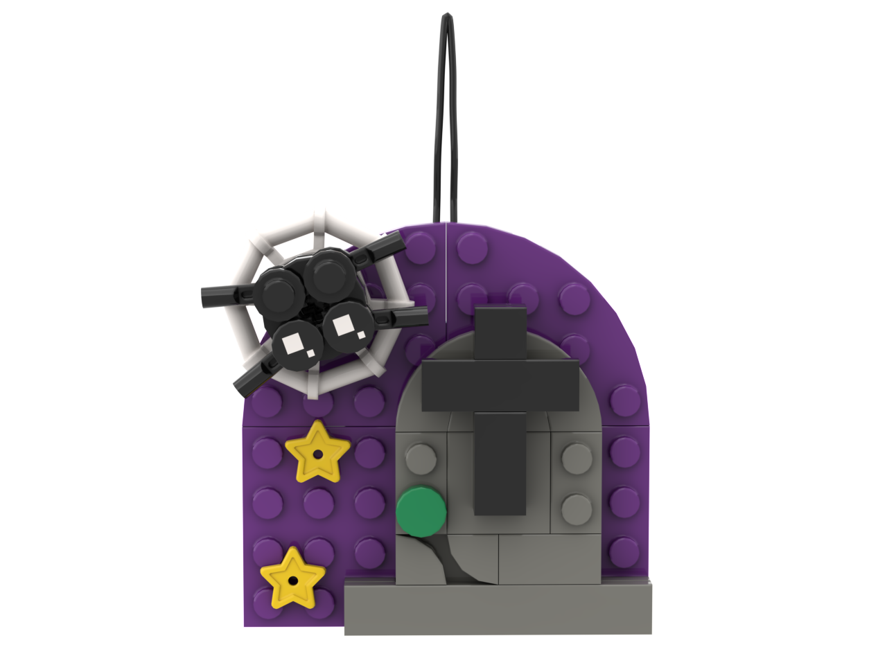 Halloween Building Blocks Wall Decals / Hanging Items