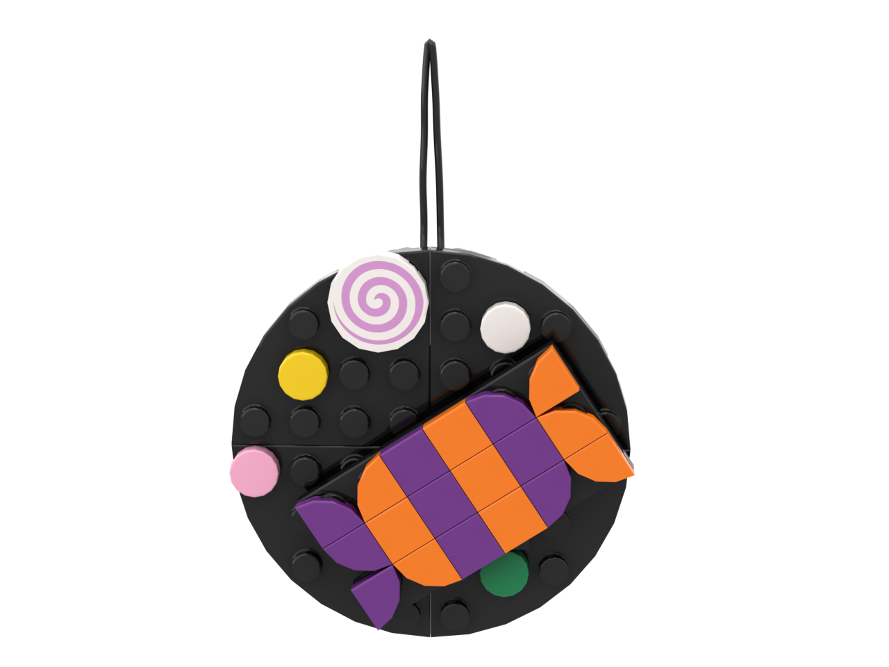 Halloween Building Blocks Wall Decals / Hanging Items